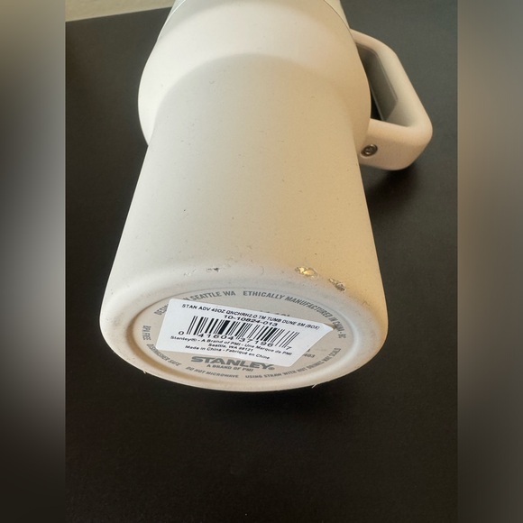 NWT STANLEY QUENCHER H2.0 THE FLOWSTATE TUMBLER TUMB DUNE SOFT MATTE 40 OZ - Picture 8 of 9